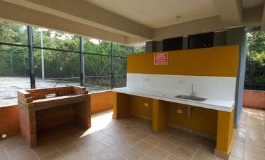 apartamento en arriendo en arboleda campestre yarumo piso 7 sin ascensor. Cod A14041