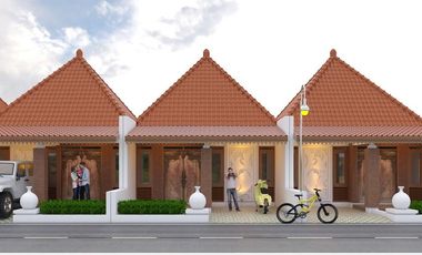 TERBARU! RUMAH MINIMALIS MODERN JAWA DI UTARA PRAMBANAN, HARGA MURAH