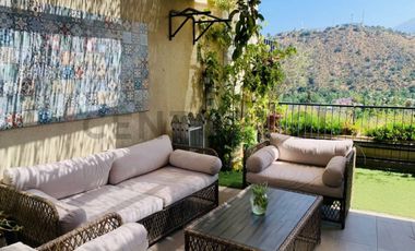 SE ARRIENDA DEPTO 3D-3B CON GRAN TERRAZA Y QUINCHO