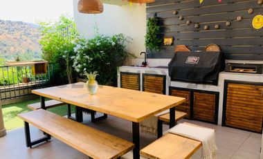 SE ARRIENDA DEPTO 3D-3B CON GRAN TERRAZA Y QUINCHO