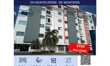 VENTA DE APARTAMENTO EN MONTEVERDE DE MONTERIA