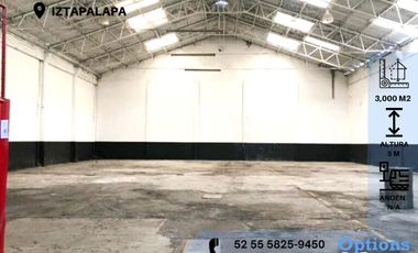 Industrial warehouse for rent in Iztapalapa