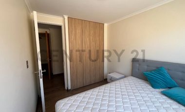 Se arrienda hermoso Dpto. amoblado 3 D. vista al mar, Llacolen