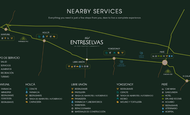 Terrenos en Venta en Entreselvas en Kantunil