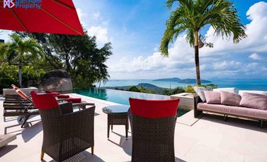 Exceptional Panoramic Sea View Villa in Koh Samui Hills