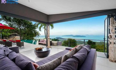 Exceptional Panoramic Sea View Villa in Koh Samui Hills