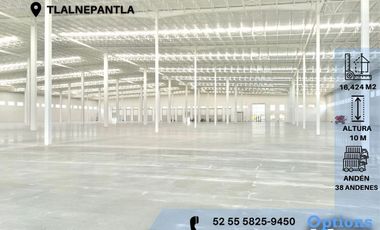 Immediate availability of industrial warehouse in Tlalnepantla for rent