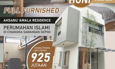 Rumah muslim SIAP HUNI full furnished di Sawangan Depok
