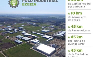 Exclusiva inversión Terreno industrial 5000 m2 - Polo industrial Ezeiza