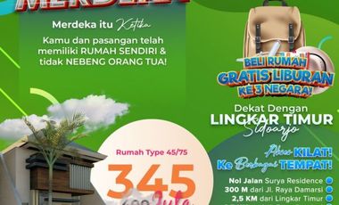 Harga Promo, WA 08213993---- Jual Rumah Buduran Sidoarjo 345 Juta Diamond Village Juanda 2