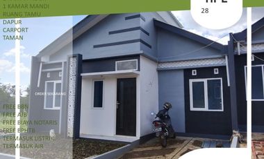 Promo Tipe 28/60 Rumah 5 Menit ke UNIKAMA Bisa KPR