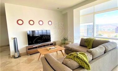 DEPARTAMENTO EN RENTA, TORRE ALTUS, JUNTO A LA SALLE, 3 REC. 3 AUTOS, DE LUJO.