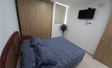 Apartamento amoblado para arriendo en Pozos Colorados