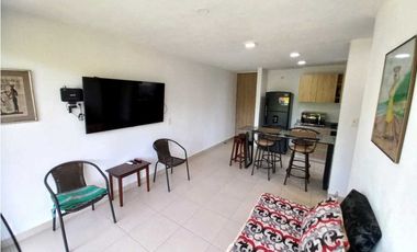 Apartamento amoblado para arriendo en Pozos Colorados