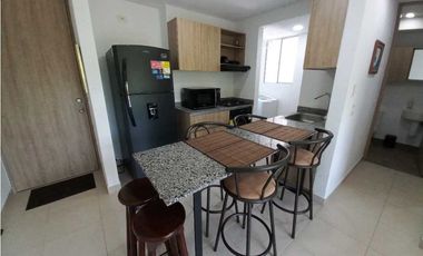Apartamento amoblado para arriendo en Pozos Colorados