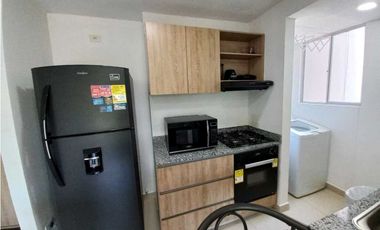 Apartamento amoblado para arriendo en Pozos Colorados