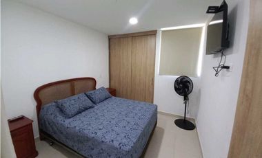 Apartamento amoblado para arriendo en Pozos Colorados