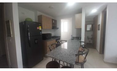 Apartamento amoblado para arriendo en Pozos Colorados