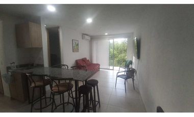 Apartamento amoblado para arriendo en Pozos Colorados