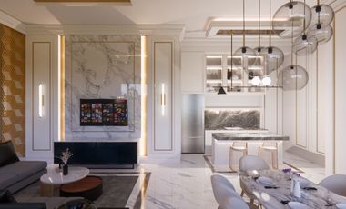 rumah mewah bebas design bonus interior di komplek pemda