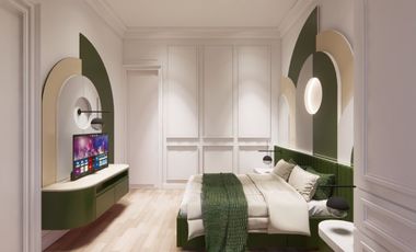 rumah mewah bebas design bonus interior di komplek pemda