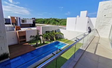 Casa Lujosa en Residencia en Las Palmas Green  con Alberca