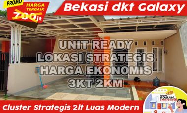 READY Cluster Stratgis 2lt 3kt dkt Galaxy Jl Ry Pekayon Bekasi 10 unit
