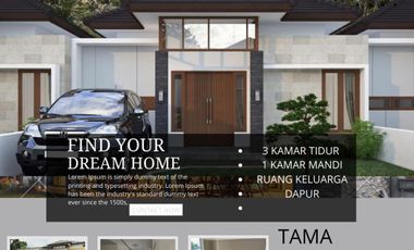 di jual 1 unit lagi di jalan sudirman lingkungan cluster
