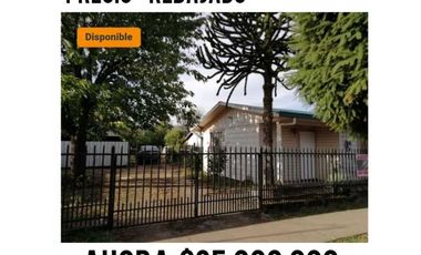Vende casa con amplio terreno  en Quilaco