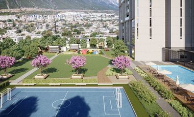 Departamento en Torre Residencial en Huasteca Santa Catarina Nuevo León