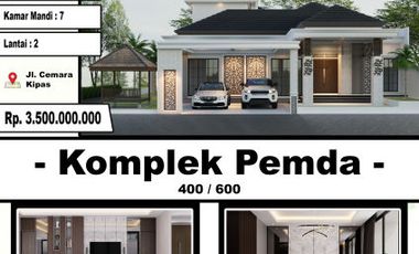 miliki rumah bali tropis modern ada rooftop nya full interior dan kolam renang pribadi