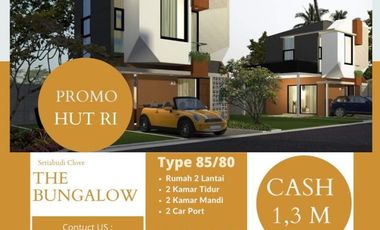 Rumah dalam cluster di kawasan elit setiabudi regency