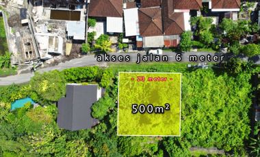 Tanah 500m2 Lingkungan Villa Pinggir Jalan di Babakan