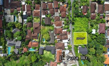 Tanah 500m2 Lingkungan Villa Pinggir Jalan di Babakan