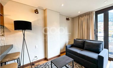 Apartamento moderno en venta o arriendo amoblado en La Candelaria