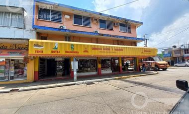 Venta de Edificio Comercial (Hotel) de 2 Niveles y 22 habitaciones en esquina de calle Malpica, Col. Centro, Coatzacoalcos, Ver.