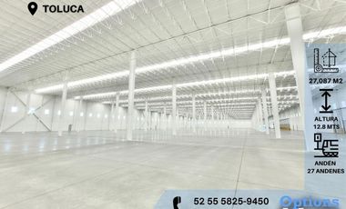 Amazing industrial warehouse for rent in Toluca