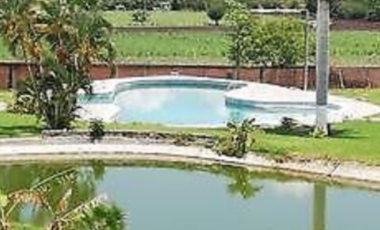 YAUTEPEC HERMOSO Y PLANO RANCHO CON CABALLERIZAS LAGO ALBERCA JACUZZI TENIS 6 HABITACIONES