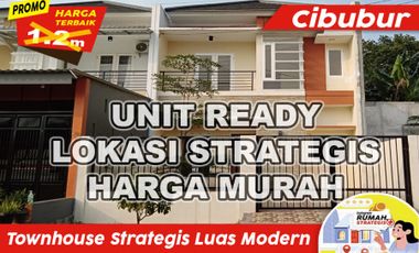 READY Townhouse Strategis 2 Lt dkt Kota Wisata Cibubur Total 12 Unit