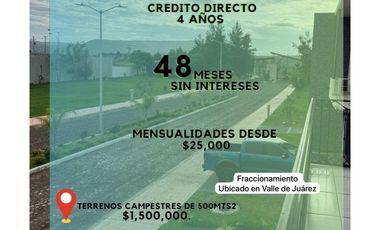 TERRENOS CAMPESTRES FRACC. VALLE DE LARA,  VALLE DE JUAREZ JALISCO