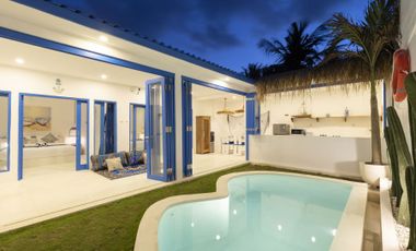 Mediterranean inspired 2 BR Villa available for 25 years lease in Seminyak.