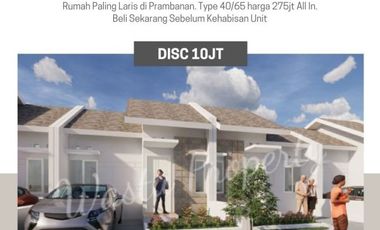 PROMO LEBARAN, RUMAH MURAH DI PRAMBANAN BONUS CASHBACK 2 JUTA!