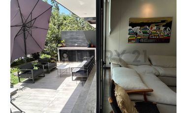 Departamento en Venta con jardin, 1D/2B, Vitacura