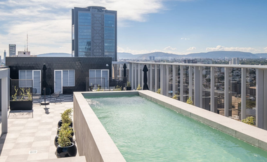 Departamento 1  recamara con balcon con amenidades con o sin muebles