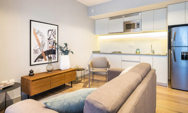 Departamento 1  recamara con balcon con amenidades con o sin muebles