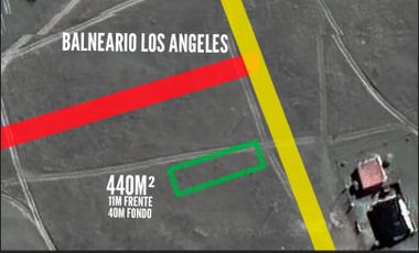 Terreno en venta - 440 mts2 - Balneario Los Angeles