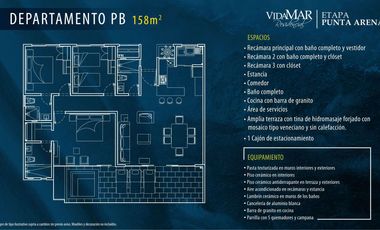 Vidamar etapa Punta Arena de 3 recámaras y club de playa Acapulco