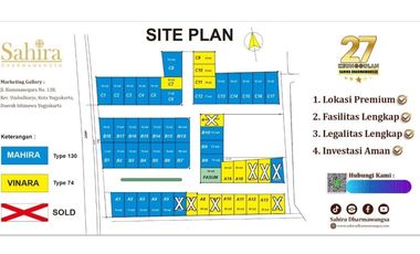 RUMAH CANTIK 2,5LT DI TENGAH KOTA JOGJA