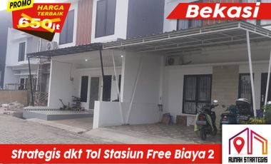 Promo Free Biaya2 Cluster Strategis Duren Jaya dkt Tol Stasiun Bekasi