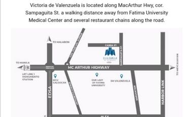 Victoria de Valenzuela condo FATIMA university / hospital